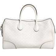 Gucci Medium Diamante Leather Boston Bag