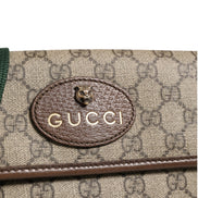 Gucci Supreme Monogram Neo Vintage Web Belt Bag Brown