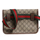 Gucci Supreme Monogram Neo Vintage Web Belt Bag Brown