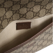Gucci Supreme Monogram Neo Vintage Web Belt Bag Brown