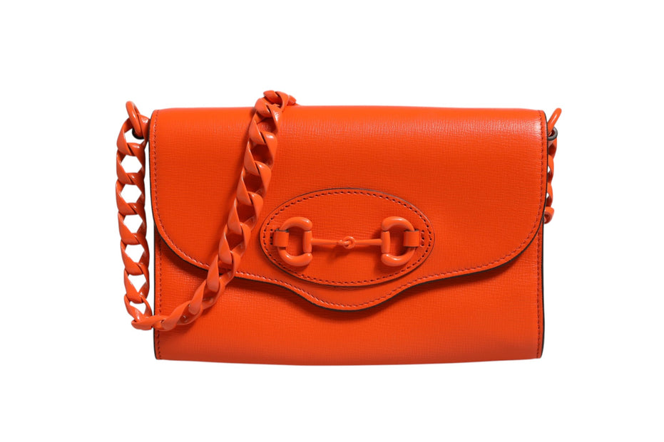 Gucci Horsebit 1955 Enamel Mini Shoulder Bag