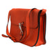 Gucci Jackie Soft Flap Shoulder Bag Leather Orange