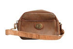 Burberry Brown and Gold Crossbody Bag
