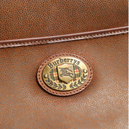 Burberry Brown and Gold Crossbody Bag