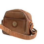 Burberry Brown and Gold Crossbody Bag