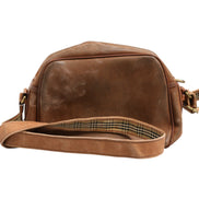 Burberry Brown and Gold Crossbody Bag