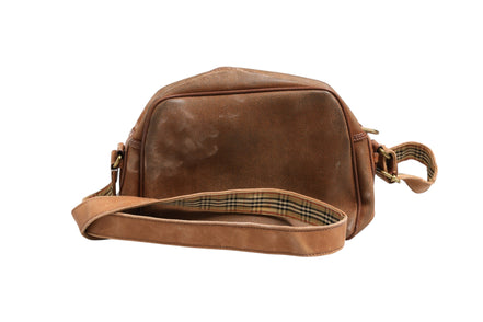 Burberry Brown and Gold Crossbody Bag