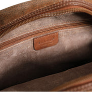 Burberry Brown and Gold Crossbody Bag