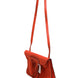 Hermès Halzan 31 Clemence Leather Shoulder Bag Rouge Casaque Palladium Hardware
