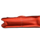 Hermès Halzan 31 Clemence Leather Shoulder Bag Rouge Casaque Palladium Hardware