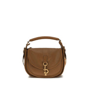 Burberry Brown Calf Leather Bos Taurus Shoulder Bag