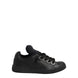 Dolce & Gabbana Black Leather Low Top Portofino Sneakers Shoes