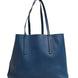 Fendi Leather Navy Blue Shopping Tote