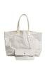 Saint Louis PM Tote Bag in Goyardine Canvas White