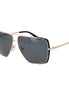 Guess Rose Gold Metal Sunglasses