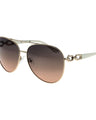 Guess Gold Metal Sunglasses
