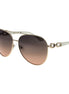 Guess Gold Metal Sunglasses