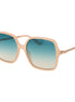 Guess Beige Plastic Sunglasses