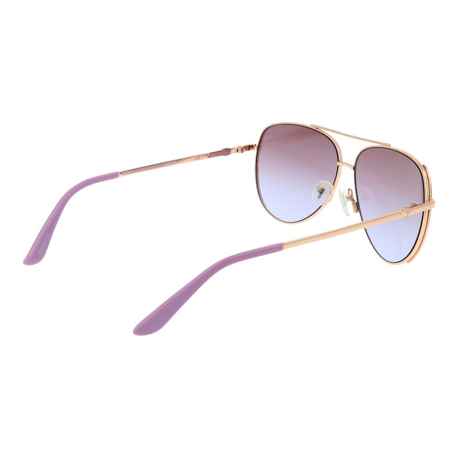 Guess Rose Gold Metal Sunglasses