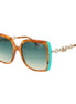 Marciano by Guess Brown Acetate Sunglasses