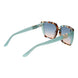 Marciano by Guess Turquoise Acetate Sunglasses
