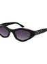 Marciano by Guess Black Acetate Sunglasses