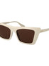 Max & Co Beige Plastic Sunglasses