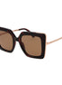 Max Mara Brown Plastic Sunglasses