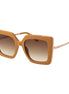 Max Mara Brown Plastic Sunglasses