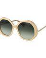 Max Mara Beige Acetate Sunglasses