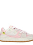 Barrow White Leather Low Top Sneakers