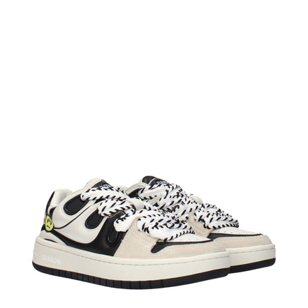 Μπεζ δερμάτινα sneakers Barrow  