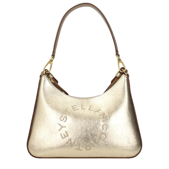 Stella McCartney Gold Leather Shoulder Bag