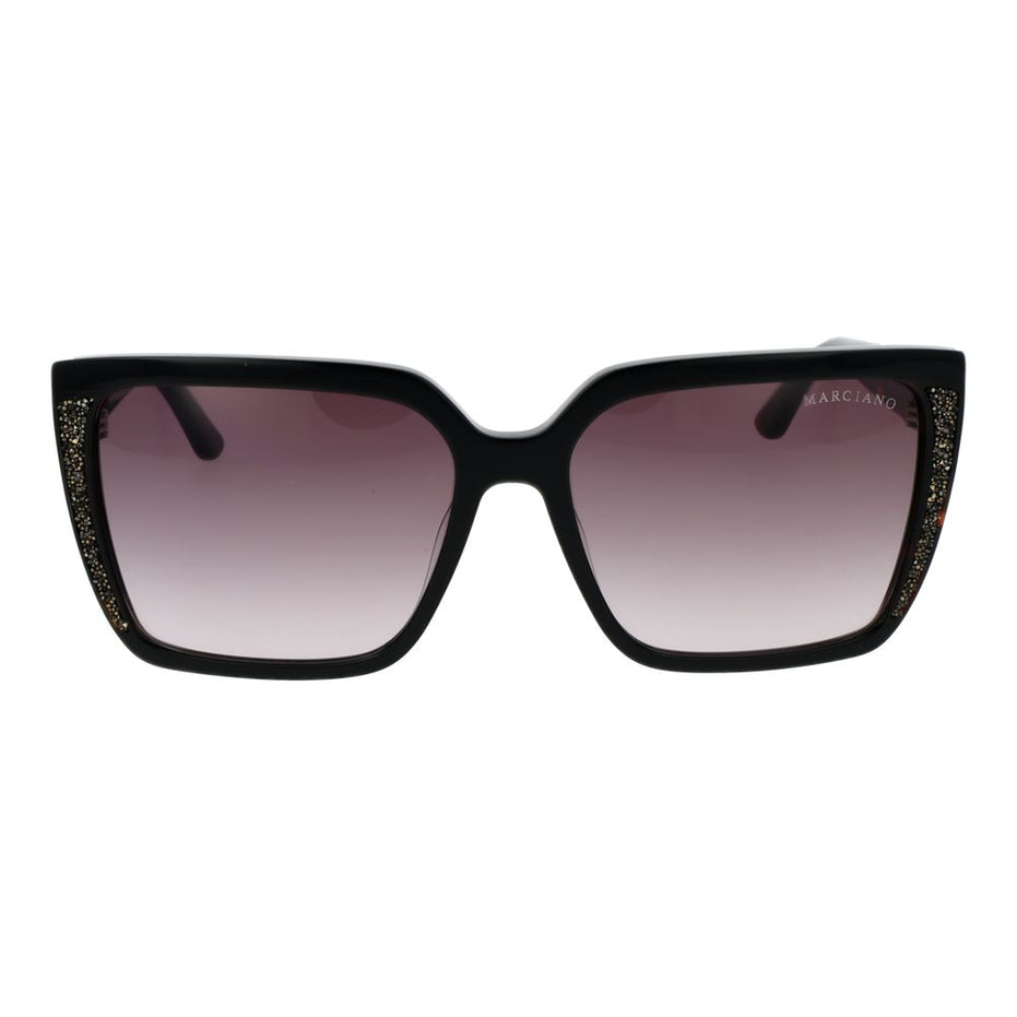 Marciano by Guess Black Acetate Sunglasses