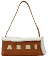 Marni Brown Leather Shoulder Bag
