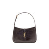 Saint Laurent Bordeaux Crocodile Shoulder Bag