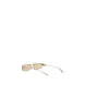 Balenciaga Beige Metal Sunglasses