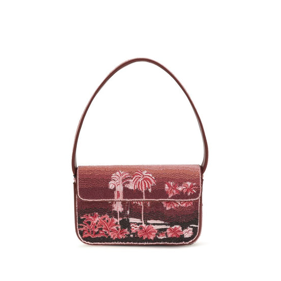 Staud Multicolor Glass Shoulder Bag