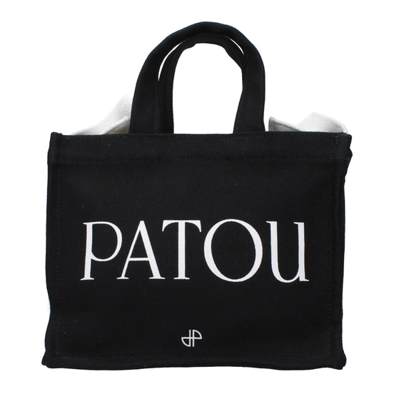 Patou Black Cotton Handbag