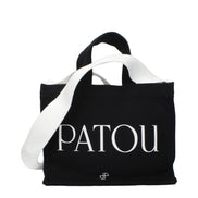 Patou Black Cotton Handbag