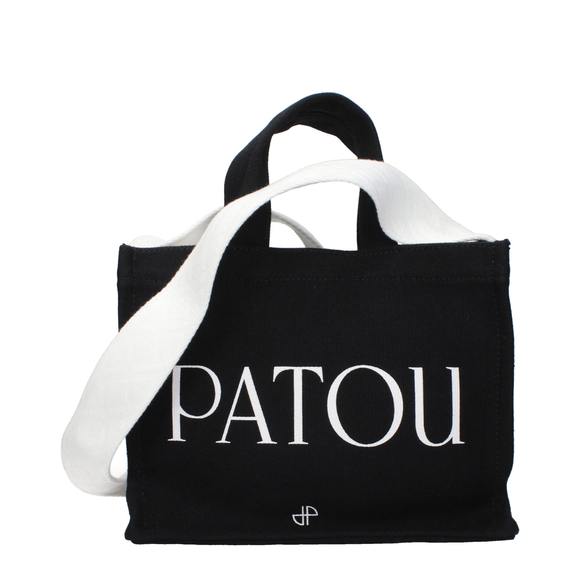 Patou Black Cotton Handbag