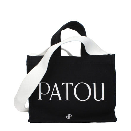 Patou Black Cotton Handbag