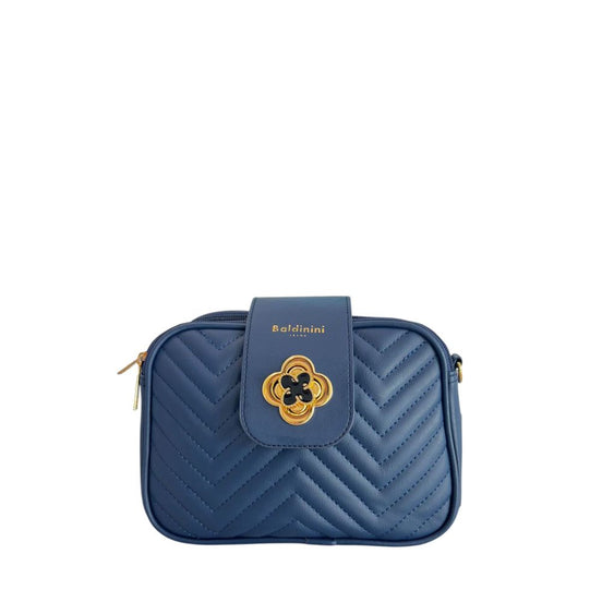 Τσάντα crossbody γυναικεία Baldinini Trend μπλε από PU  