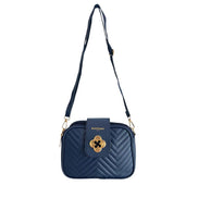 Baldinini Trend Blue PU Women Crossbody Bag