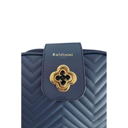 Baldinini Trend Blue PU Women Crossbody Bag