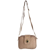 Baldinini Trend Beige PU Women Crossbody