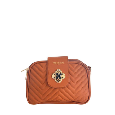 Baldinini Trend Brown PU Women Crossbody Bag