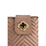 Baldinini Trend Beige PU Women Crossbody
