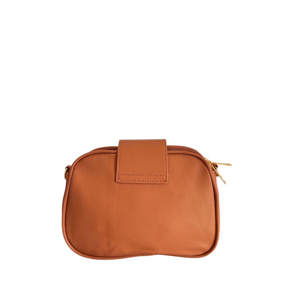 Baldinini Trend Brown PU Women Crossbody Bag