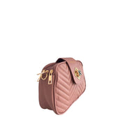 Baldinini Trend Pink PU Women Crossbody Bag